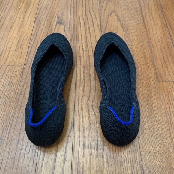 Rothy’s Heathered Black Flats Size 7.5 NWT - Picture 3 of 6